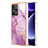 Funda Silicona Gel Goma Patron de Moda Carcasa YB5 para Xiaomi Redmi Note 12 Turbo 5G Purpura Claro