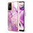 Funda Silicona Gel Goma Patron de Moda Carcasa YB5 para Xiaomi Redmi Note 12S Purpura Claro