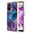 Funda Silicona Gel Goma Patron de Moda Carcasa YB7 para Xiaomi Redmi Note 12S Morado