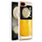 Funda Silicona Gel Goma Patron de Moda Carcasa YB8 para Samsung Galaxy Z Flip5 5G Amarillo