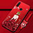 Funda Silicona Gel Goma Vestido de Novia Carcasa K01 para Huawei Nova 4e Rojo