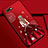 Funda Silicona Gel Goma Vestido de Novia Carcasa M04 para Oppo K1 Rojo Rosa