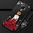 Funda Silicona Gel Goma Vestido de Novia Carcasa para Xiaomi Redmi K30 Pro Zoom Rojo y Negro