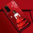 Funda Silicona Gel Goma Vestido de Novia Carcasa S01 para Huawei Honor V30 5G Rojo