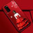 Funda Silicona Gel Goma Vestido de Novia Carcasa S01 para Huawei Honor View 30 Pro 5G Rojo