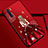 Funda Silicona Gel Goma Vestido de Novia Carcasa S01 para Oppo A91 Rojo Rosa