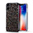 Funda Silicona Goma Bling Bling para Apple iPhone X Negro