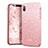 Funda Silicona Goma Bling Bling para Apple iPhone Xs Rosa