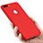 Funda Silicona Goma con Agujero para Apple iPhone 7 Plus Rojo