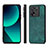 Funda Silicona Goma de Cuero Carcasa AD1 para Xiaomi Mi 13T 5G Verde