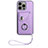 Funda Silicona Goma de Cuero Carcasa BF1 para Apple iPhone 15 Pro Morado