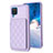 Funda Silicona Goma de Cuero Carcasa BF1 para Samsung Galaxy A12 Nacho Purpura Claro