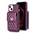 Funda Silicona Goma de Cuero Carcasa BF2 para Apple iPhone 13 Morado