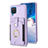 Funda Silicona Goma de Cuero Carcasa BF2 para Samsung Galaxy F12 Purpura Claro