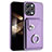 Funda Silicona Goma de Cuero Carcasa BF2 para Xiaomi Poco M6 Pro 5G Morado