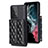 Funda Silicona Goma de Cuero Carcasa BF4 para Samsung Galaxy A53 5G Negro