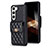 Funda Silicona Goma de Cuero Carcasa BF4 para Samsung Galaxy S24 5G Negro