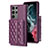 Funda Silicona Goma de Cuero Carcasa BF5 para Samsung Galaxy S23 Ultra 5G Morado