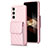 Funda Silicona Goma de Cuero Carcasa BF5 para Samsung Galaxy S24 Plus 5G Oro Rosa