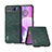 Funda Silicona Goma de Cuero Carcasa BH7 para Motorola Moto Razr 40 5G Verde