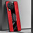 Funda Silicona Goma de Cuero Carcasa con Magnetico Anillo de dedo Soporte PB1 para Xiaomi Civi 3 5G Rojo