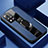 Funda Silicona Goma de Cuero Carcasa con Magnetico Anillo de dedo Soporte PB1 para Xiaomi Mi 11i 5G (2022) Azul