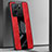 Funda Silicona Goma de Cuero Carcasa con Magnetico Anillo de dedo Soporte PB1 para Xiaomi Mi 13T Pro 5G Rojo