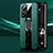Funda Silicona Goma de Cuero Carcasa con Magnetico Anillo de dedo Soporte S03 para Xiaomi Mi 12S Pro 5G Verde