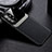 Funda Silicona Goma de Cuero Carcasa con Magnetico FL1 para Samsung Galaxy A73 5G Negro