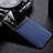 Funda Silicona Goma de Cuero Carcasa con Magnetico FL1 para Samsung Galaxy F23 5G Azul