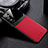 Funda Silicona Goma de Cuero Carcasa con Magnetico FL1 para Samsung Galaxy F23 5G Rojo