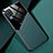 Funda Silicona Goma de Cuero Carcasa con Magnetico para Samsung Galaxy A12 Nacho Verde