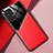 Funda Silicona Goma de Cuero Carcasa con Magnetico para Samsung Galaxy A32 4G Rojo