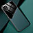 Funda Silicona Goma de Cuero Carcasa con Magnetico para Samsung Galaxy F42 5G Verde