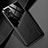 Funda Silicona Goma de Cuero Carcasa con Magnetico para Samsung Galaxy M04 Negro