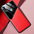 Funda Silicona Goma de Cuero Carcasa con Magnetico para Samsung Galaxy M11 Rojo