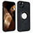 Funda Silicona Goma de Cuero Carcasa con Magnetico S14D para Apple iPhone 14 Plus Negro