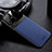 Funda Silicona Goma de Cuero Carcasa FL1 para Samsung Galaxy A81 Azul