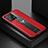 Funda Silicona Goma de Cuero Carcasa FL2 para Xiaomi Mi Mix 4 5G Rojo