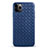 Funda Silicona Goma de Cuero Carcasa G01 para Apple iPhone 11 Pro Max Azul