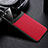 Funda Silicona Goma de Cuero Carcasa H01 para Huawei Honor V20 Rojo