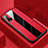 Funda Silicona Goma de Cuero Carcasa H01 para Huawei Nova 6 Rojo