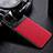 Funda Silicona Goma de Cuero Carcasa H01 para Samsung Galaxy S20 Ultra Rojo