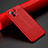 Funda Silicona Goma de Cuero Carcasa H01 para Xiaomi Mi 11 Lite 4G Rojo