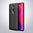 Funda Silicona Goma de Cuero Carcasa H01 para Xiaomi Mi 9T Negro