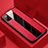 Funda Silicona Goma de Cuero Carcasa H02 para Huawei Honor View 30 5G Rojo