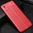 Funda Silicona Goma de Cuero Carcasa H02 para Xiaomi Redmi 9A Rojo