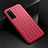 Funda Silicona Goma de Cuero Carcasa H03 para Huawei Honor 30 Lite 5G Rojo