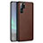 Funda Silicona Goma de Cuero Carcasa H05 para Huawei P30 Pro Marron