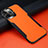 Funda Silicona Goma de Cuero Carcasa N01 para Apple iPhone 12 Pro Max Naranja